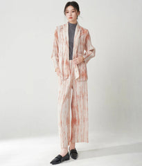 HEYFANCYSTYLE Luxury Pleated Outfit for Women - Designer Suit Set Japanese