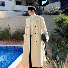 HEYFANCYSTYLE MEN'S TRENCH COAT