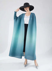 HEYFANCYSTYLE Women's Flowing Pleated Duster