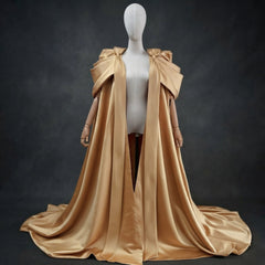 Couture Taffeta Maxi Cape