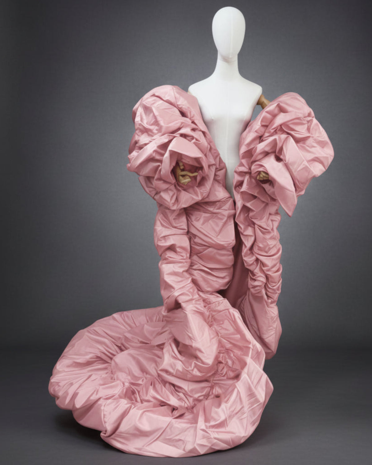 Avant-Garde Taffeta Overcoat