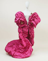 Haute Couture Cape Coat – Luxury Designer Opera Train