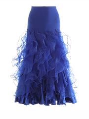 Haute Couture Tiered Organza Maxi Skirt – Luxury Designer Evening & Gala Wear