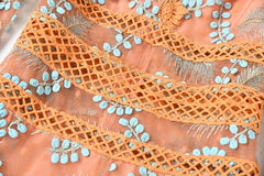 Couture Mesh Embroidery Midi Dress