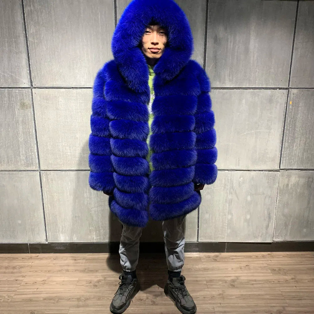 Men's Fox Fur Coat