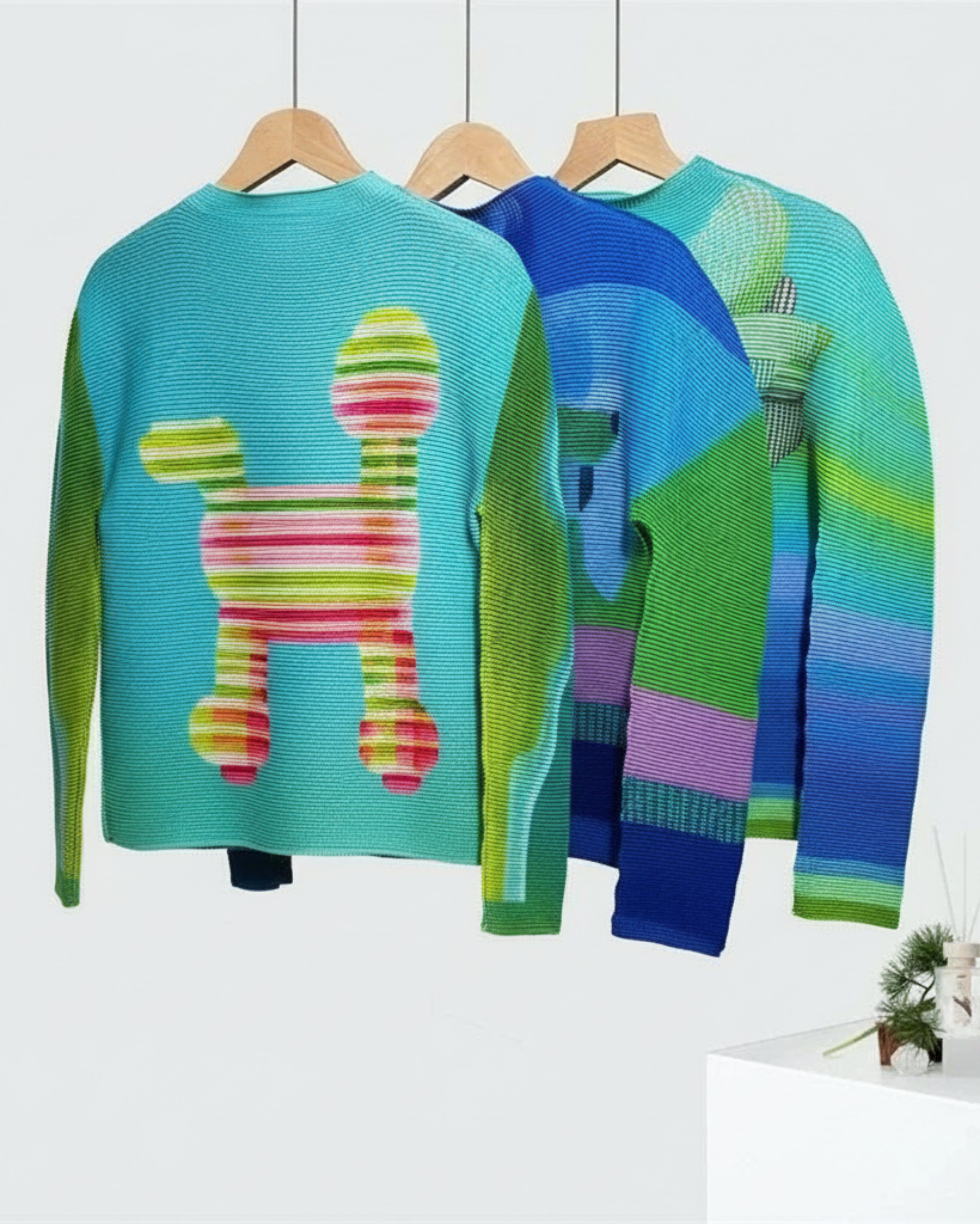 Japanese Plissé Rib Knit Top – Modern Pleated Wear