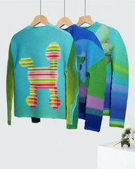 Japanese Plissé Rib Knit Top – Modern Pleated Wear