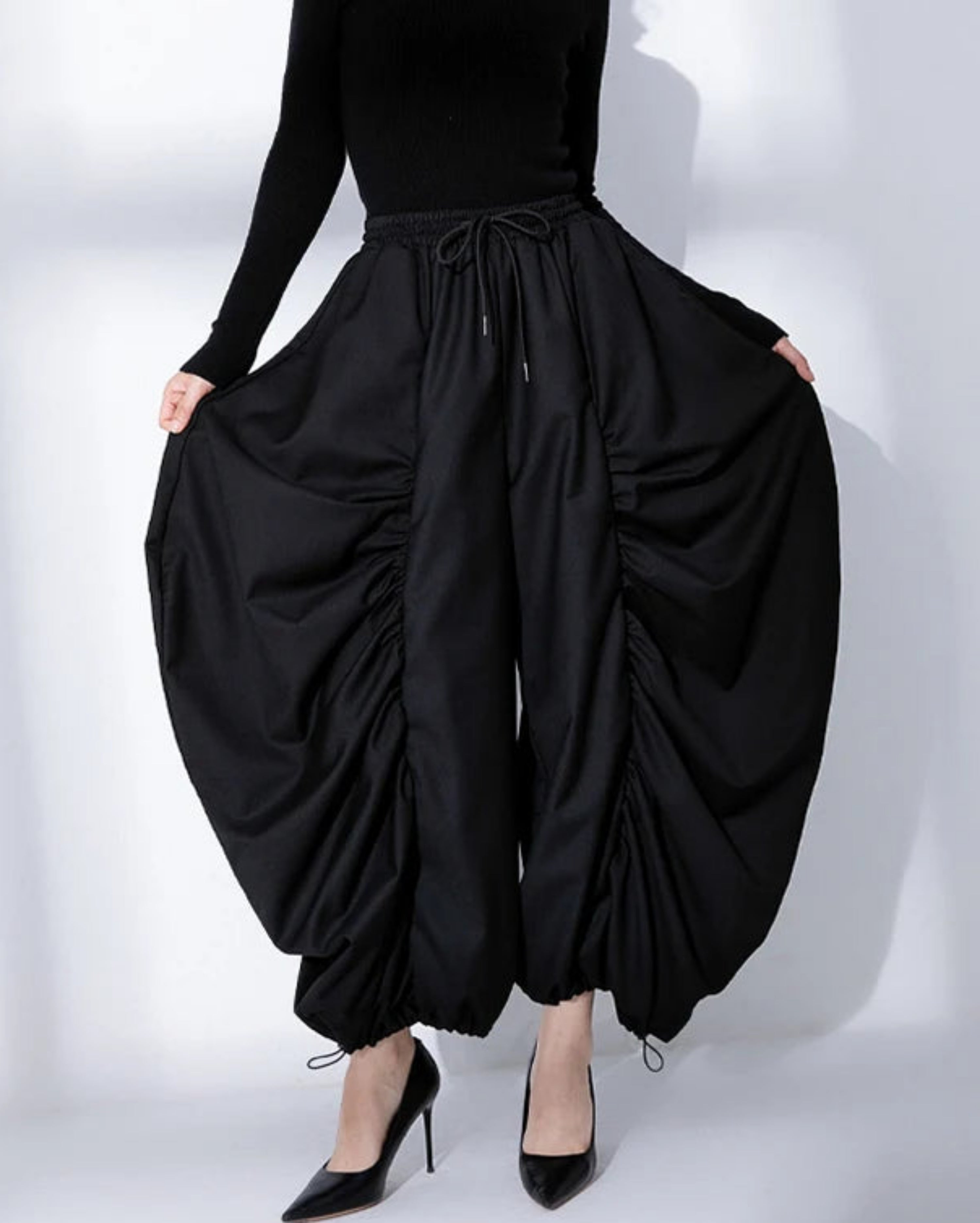Japanese Wide Leg Trousers