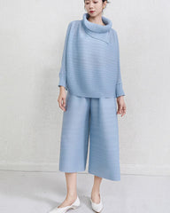 Luxury Travel Plissé Trousers Set