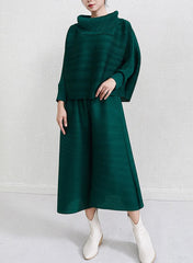 Luxury Travel Plissé Trousers Set