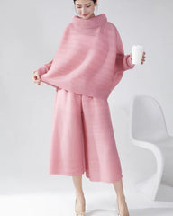 Luxury Travel Plissé Trousers Set