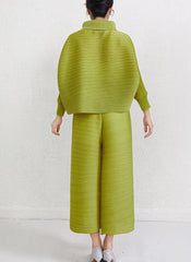 Luxury Travel Plissé Trousers Set