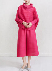 Luxury Travel Plissé Trousers Set
