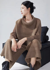 Luxury Travel Plissé Trousers Set