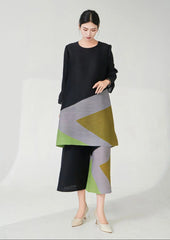 Luxury Formal Pleats 2-Piece Set