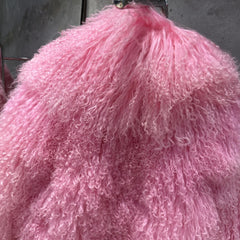 Custom Extra-Long Mongolian Fur Coat