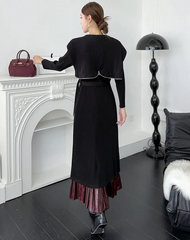 Luxury Pleated Trench Coat