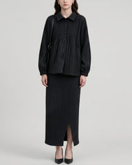 Luxury Thick Plissé Skirt Set