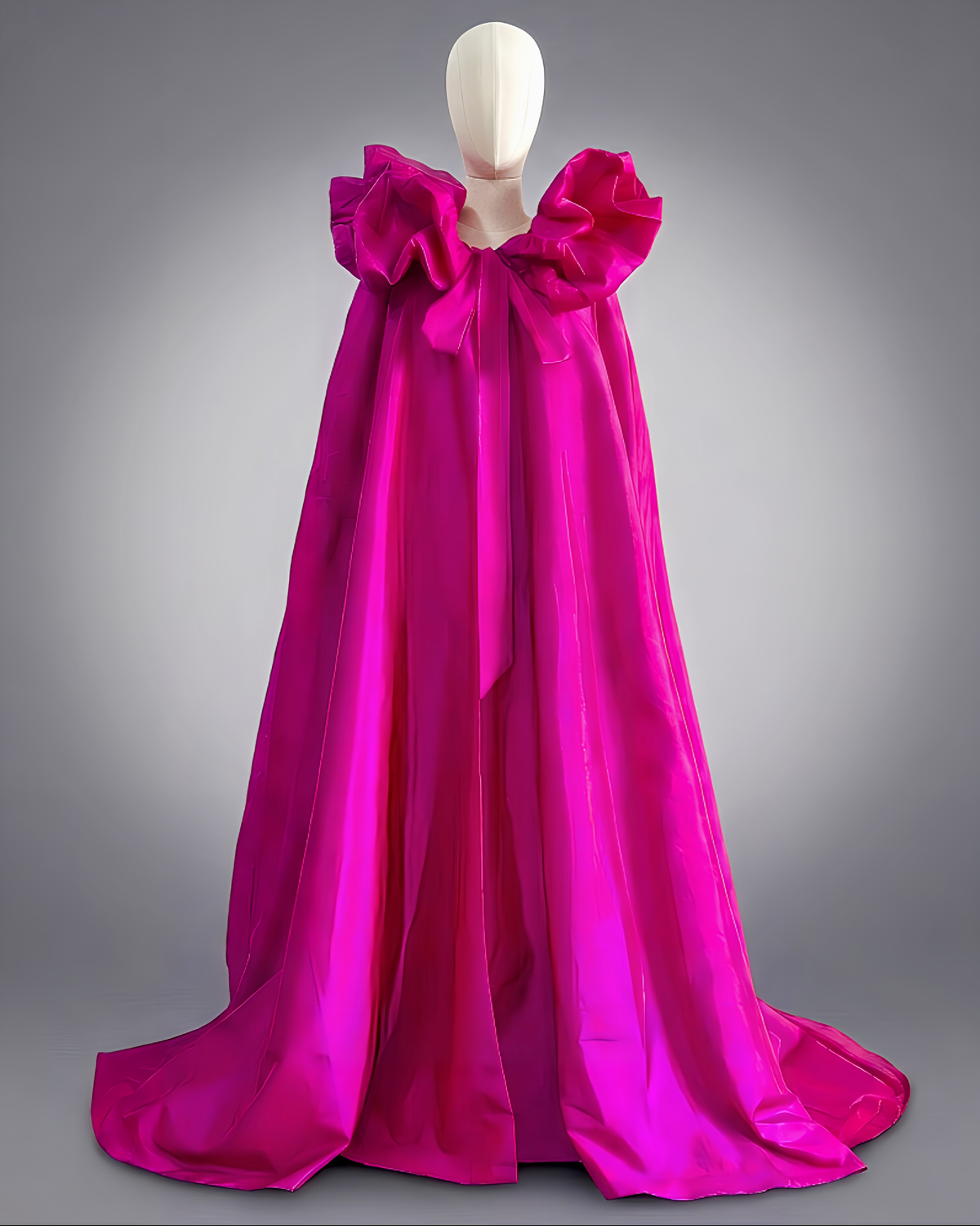 Luxury Taffeta Evening Cape