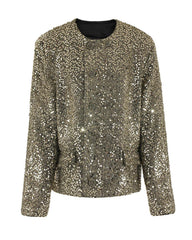 Luxury Oversized Sequin Blazer