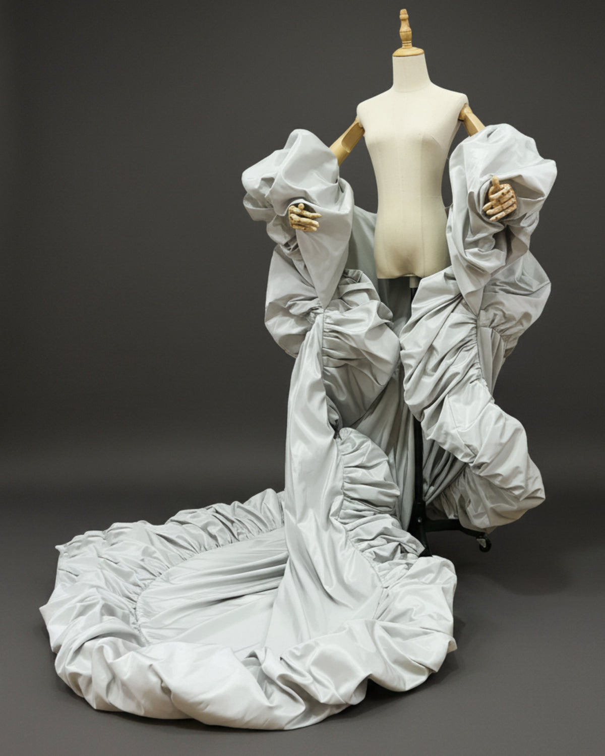 Luxury Designer Taffeta Opera Coat Women