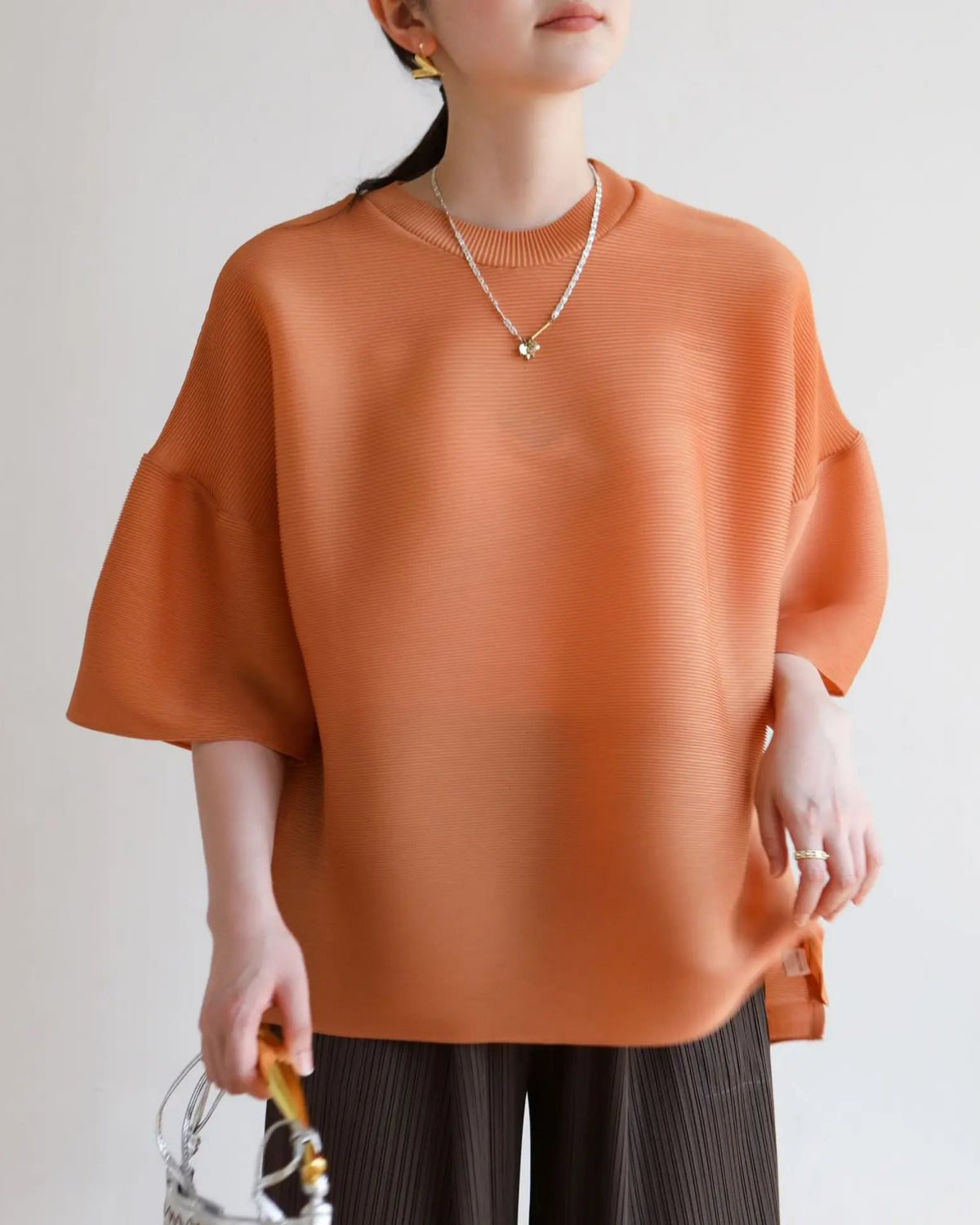 Luxury Dressy Pleated Top