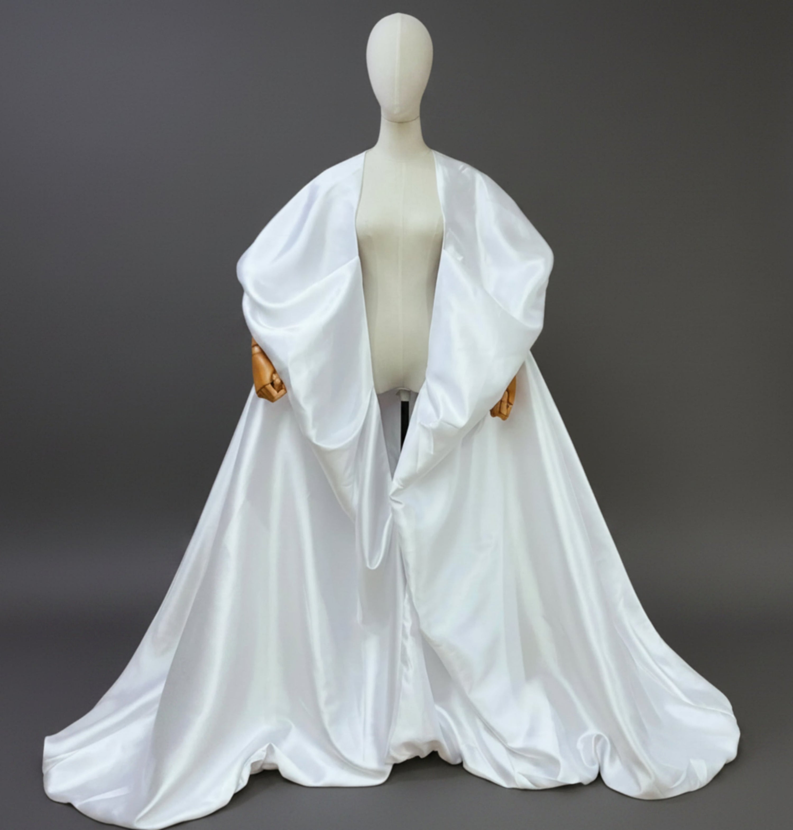 Luxury Floor-Length Puffy Cape