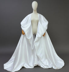 Luxury Floor-Length Puffy Cape