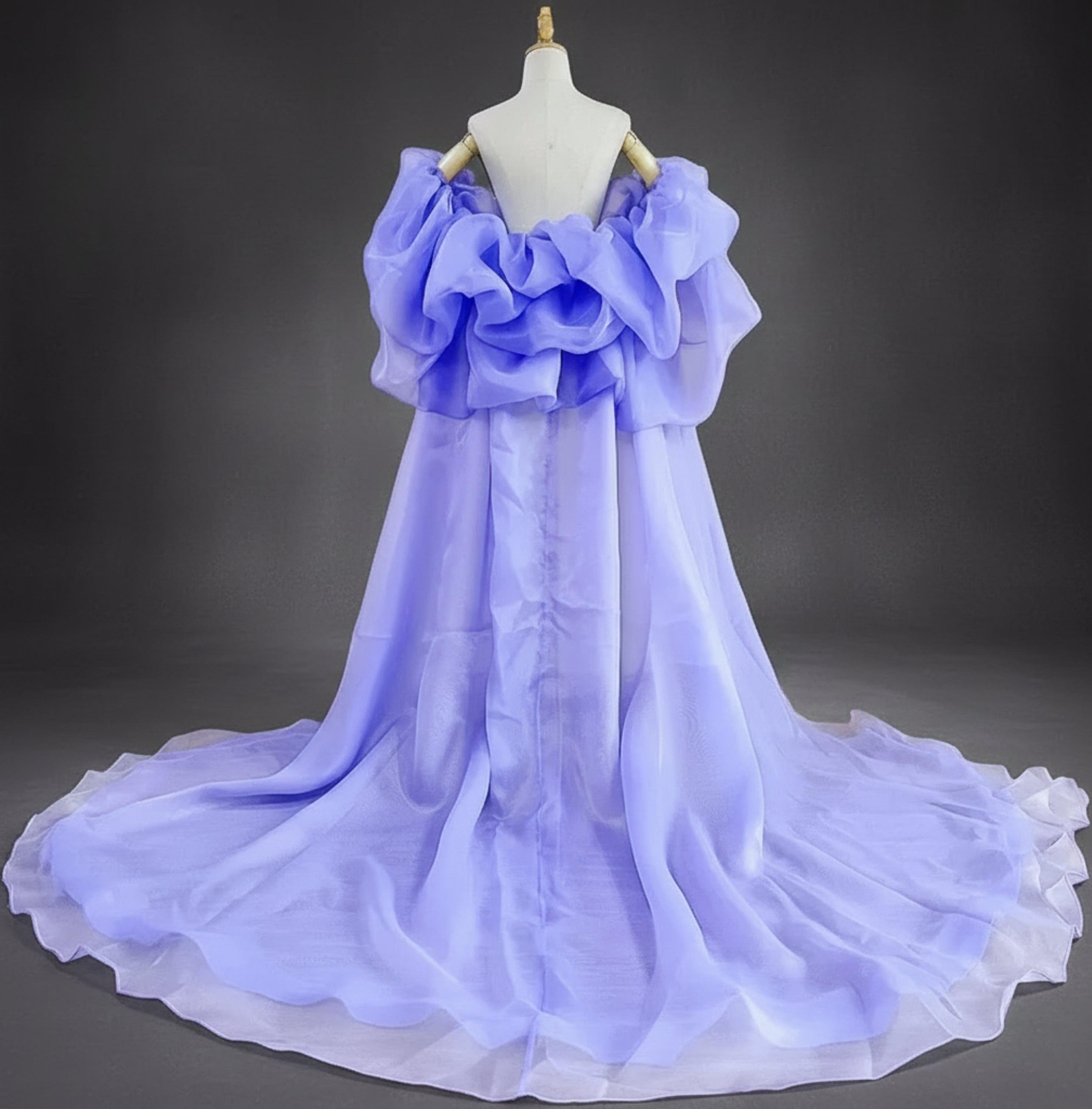 Luxury Haute Couture Organza Opera Coat