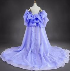 Luxury Haute Couture Organza Opera Coat