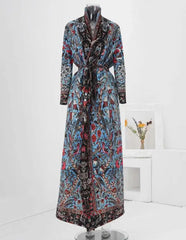 Luxury Japanese Pleats Long Coat