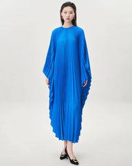 Luxury Japanese Plissé Cape Dress
