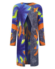 Luxury Japanese Plisse Duster Coat Unique Pleated