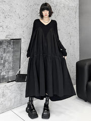Luxury Oversized Avant-Garde Maxi Dress – Casual Designer Wear