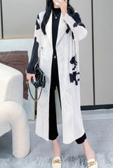 Luxury Plisse Belted Duster Coat