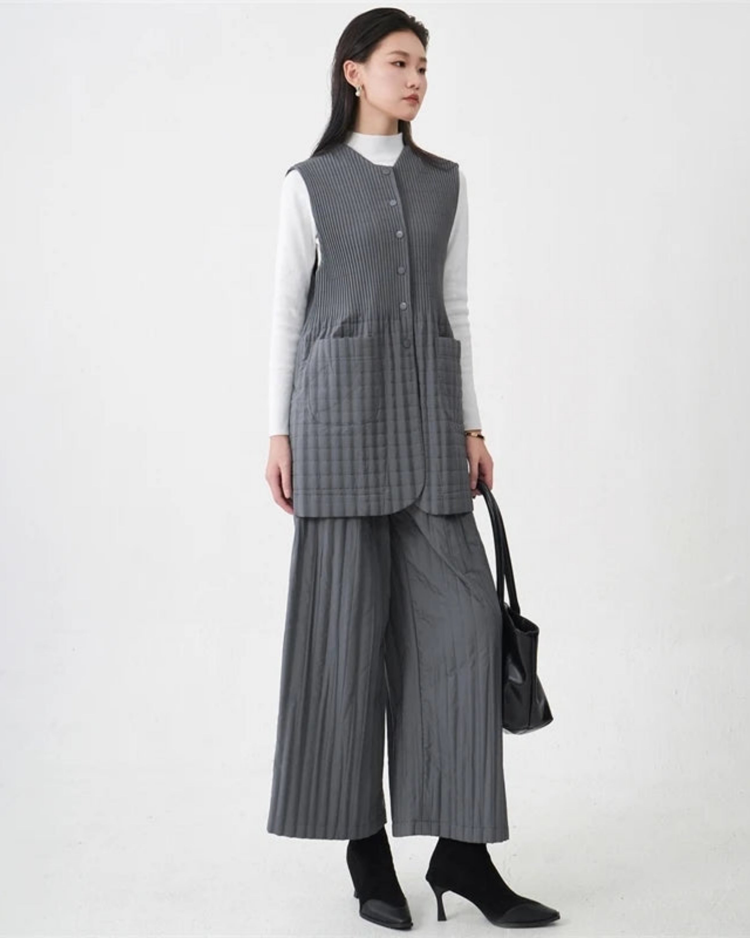 Luxury Thick Pleated Plissé Set