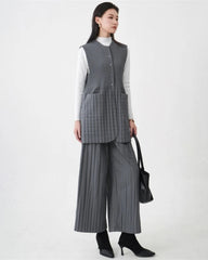 Luxury Thick Pleated Plissé Set