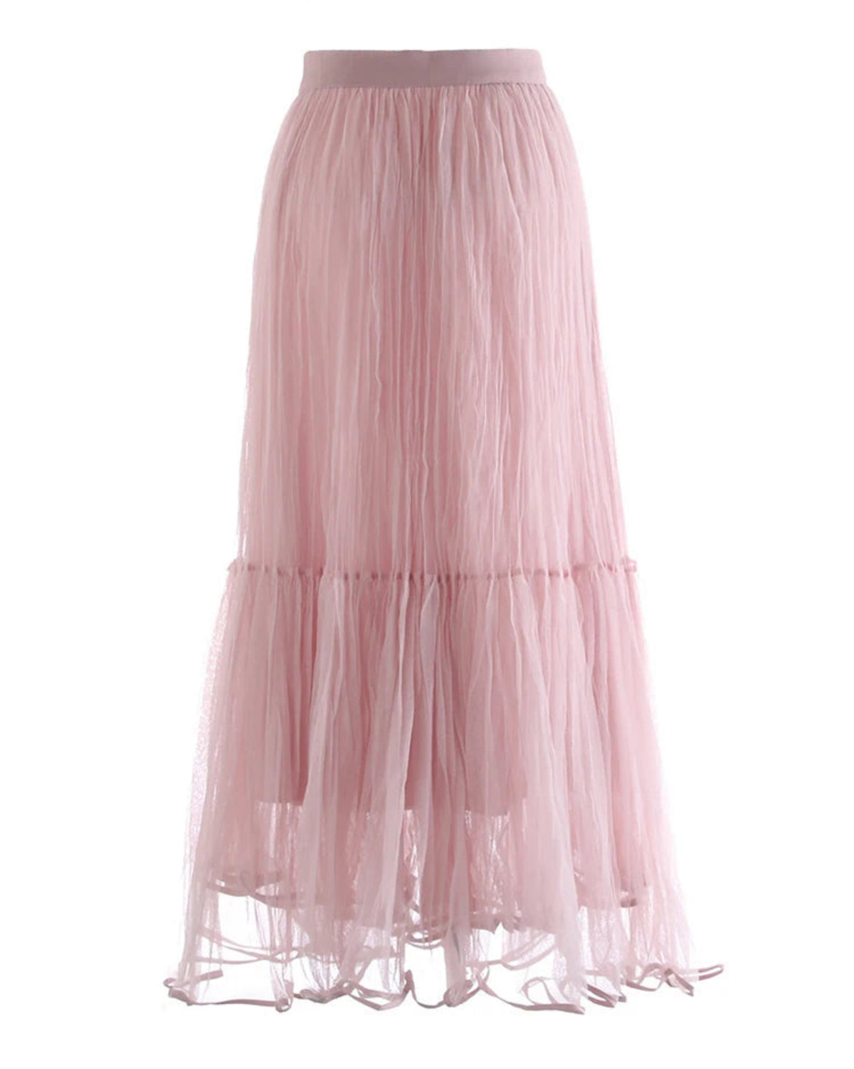 Luxury Tiered Tulle Maxi Skirt – Designer Evening Women