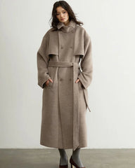 Luxury Wool Blend Longline Coat