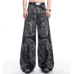 Men's Japanese Streetwear Wide Leg Pants