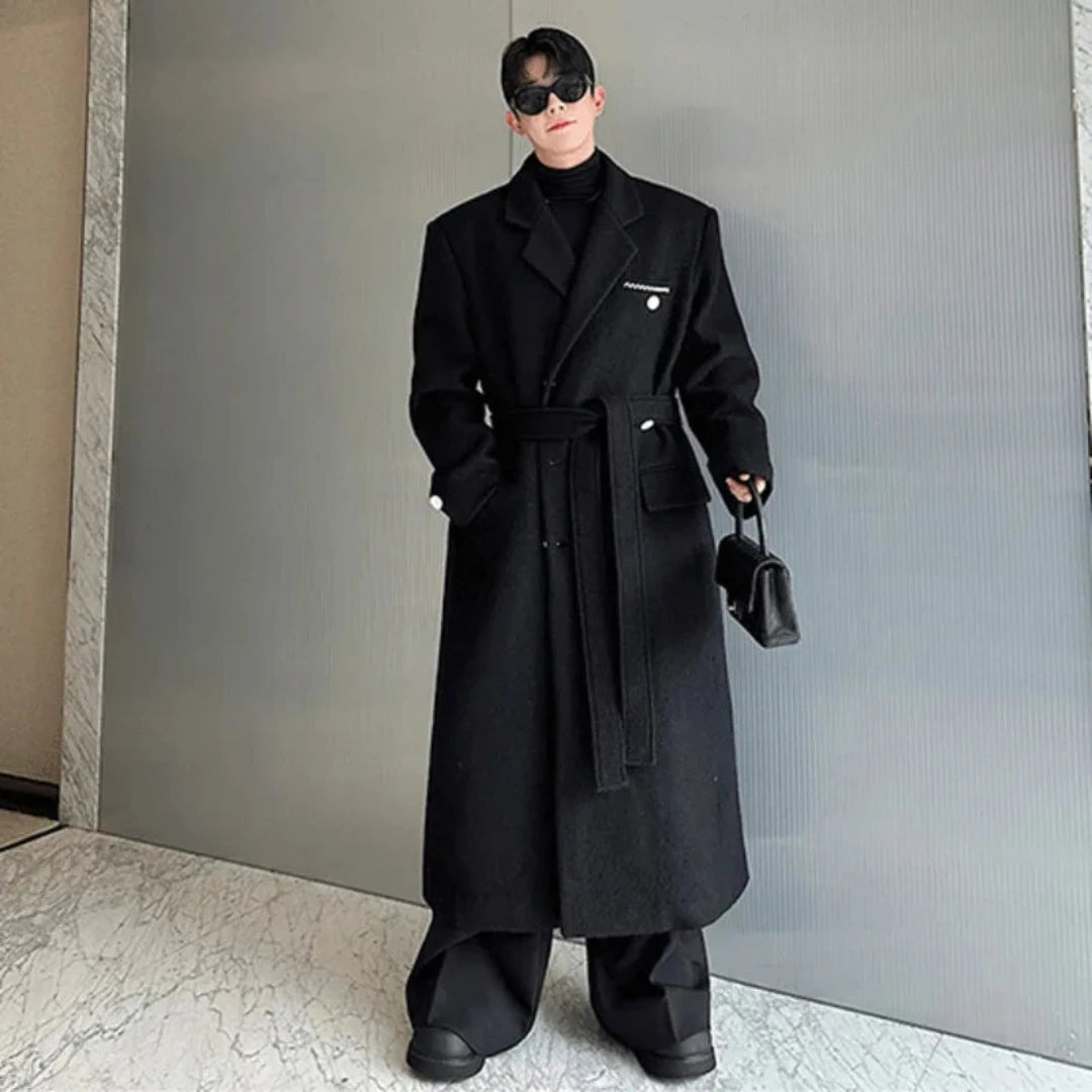 Men's Wool Blend Dress Coat