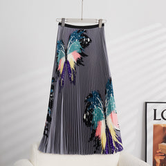 Women's Luxury Pleated Skirt Set