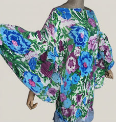 Luxury Cocktail Pleated Kaftan Dress