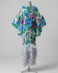 Luxury Cocktail Pleated Kaftan Dress