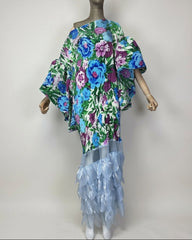 Luxury Cocktail Pleated Kaftan Dress