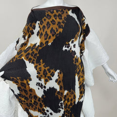 Cascading Sleeves Plissé Kaftan