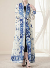 Plissé Pleat Women's Pleated Japanese Full-Length Coat