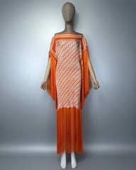 Elegant Plissé Formal Maxi Dress