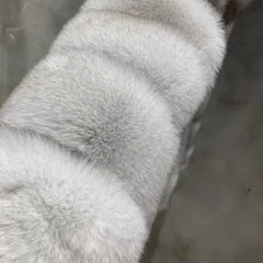 Luxury Genuine Fox Fur Coat