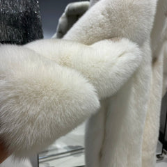 Luxury Full-Length Fox Fur Coat